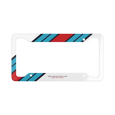 MARTINI RACING Mk6 Molded Metal License Plate Frame By LA's SCRC Porsche/Lancia • $29