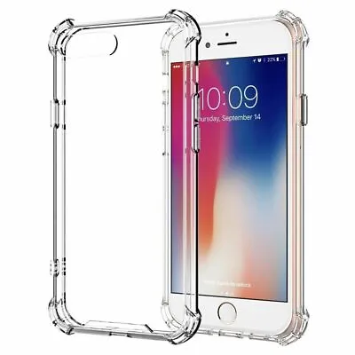 $4.45 • Buy Shockproof Tough Gel Clear Case Cover For Apple IPhone 5 SE 6 6s 7 8 Plus X 11