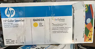 Brand New HP124A (Q6002A) Yellow LaserJet Toner Cartridge • $17