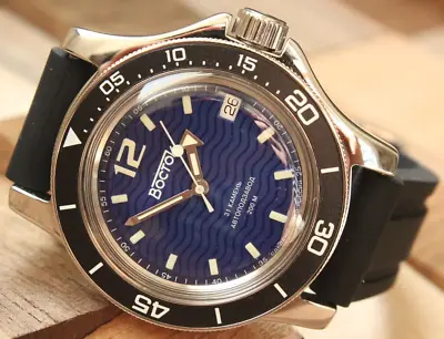 Vostok Amphibian Diver Mechanical Automatic Winding Wrist Watch 13024A • $142.49