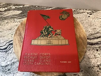 Marine Corps Recruit Depot Parris Island South Carolina 1980 Book Platoon 2207 • $34.99