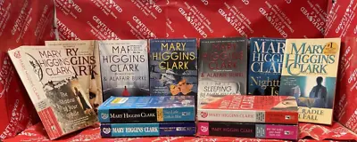 Lot Of 10 Mary Higgins Clark Suspense Mass Market Paperback Books Random MIX • $17.95