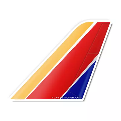 Southwest Airline Livery Tail Sticker • $4.56