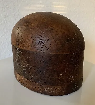 Vintage Antique Wooden Wood HAT MOLD Millinery Hat Block Form • $99.95