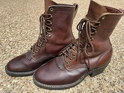 Hawthorn Packer Boots Mens 10.5 10 1/2 Leather      NICE !! • $349