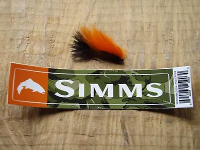 SIMMS Fishing Products Authentic Trout Riffle Wordmark Sticker • $8
