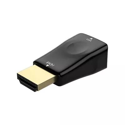 Adapter HDMI To VGA Converter HDMI To VGA Cable HDMI Male To VGA 15 Pin Female • £3.37