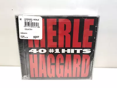 Merle Haggard 40 #1 Hits 2x CD Album New/Sealed Capitol Records 2004 • $10.95