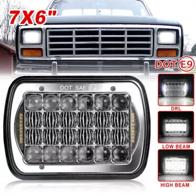 1pc 5x7 7x6 LED Headlights Hi Lo Beam For Ford F150 1976-1986 F250 F350 Ranger • $72.71