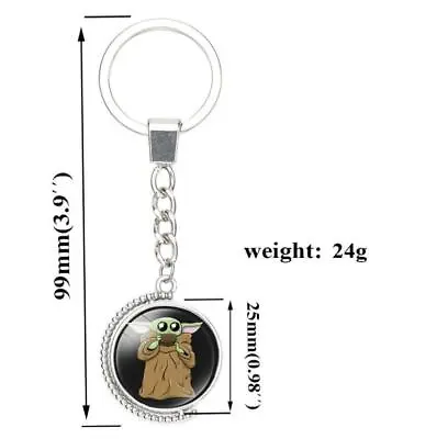 12pcs YODA Baby Cute Mix Keychain Puppet Key Chain Girls Boy Keyring Party Gifts • $18