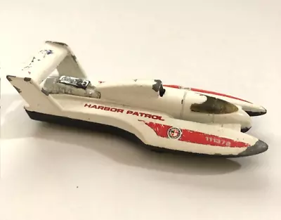 Hotwheels 1995 Hydroplane White Harbor Patrol Mattel Diecast Toy Car • $9.59