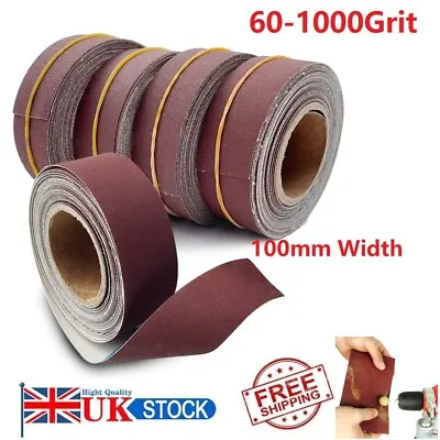 60-1000Grit Emery Burnish Tools Cloth Roll Abrasive Sand Paper Sanding Sheets • £20.50