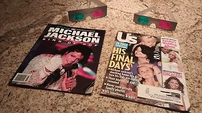 Michael Jackson-Commemorative Edition & US Weekly  Final Days  & Tribute Glasses • $10