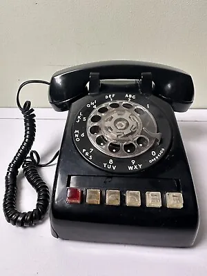 VTG 565HKM BELL WESTERN AT&T  Black ELECTRIC DESK ROTARY PHONE MULTI LINE SYSTEM • $124.95