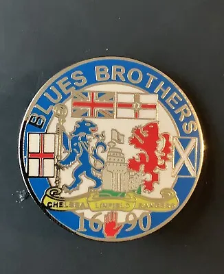 £3 • Buy Linfield Fc Chelsea An Rangers Blues Brother’s Badge