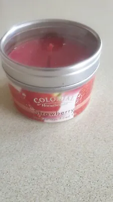 Colonial STRAWBERRY Candle Travel Tin • £3.50
