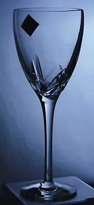 EDINBURGH CRYSTAL - SKYE DESIGN - WINE GOBLET GLASS  22cm /  8 5/8  • £60