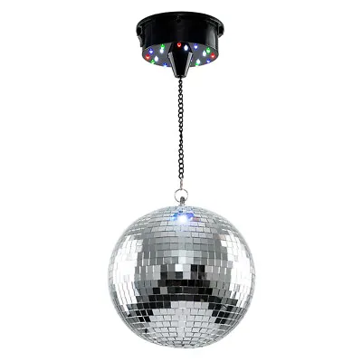 £19.99 • Buy Novelty Rotating Battery Operated Disco Ball Ceiling Light Mirror Party Lighting