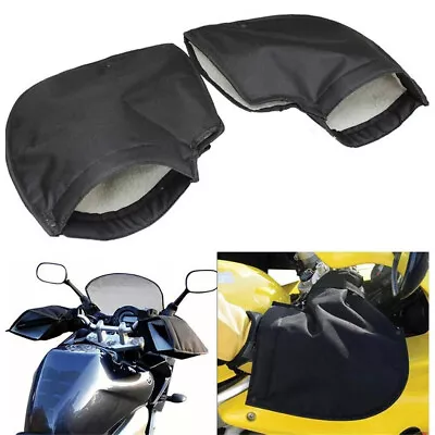 Thermal Motorcycle Handle Bar Muffs Motor Bike Hand Protector Mitts/gloves Uk • $9.95