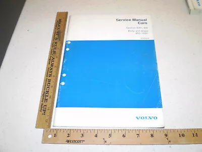Volvo 8 81 84 Body And Glass 850 1992 Service Shop Repair Manual Tp32395/2 (801) • $11.10