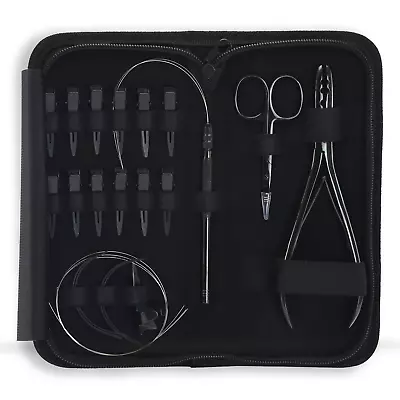 My Hair Tools Micro Beads Hair Extensions Kit With Styling Pliers And Hook Salon • $62.99