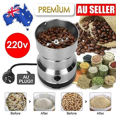 $20.99 • Buy Electric Coffee Grinder Coffee Bean Nut Spice Milling Grinding Machine Blender