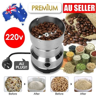 $20.99 • Buy Electric Coffee Grinder Coffee Bean Nut Spice Milling Grinding Machine Blender