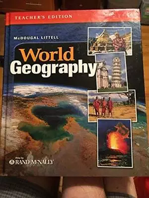 McDougal Littell World Geography: Teacher Edition Grades 9-12 2005 - GOOD • $18.31