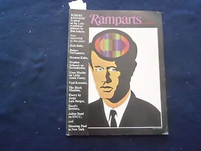 1967 February Ramparts Magazine - Bobby Kennedy Cover - Jorge Borges - Sp 5540s • $60