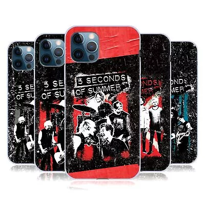 OFFICIAL 5 SECONDS OF SUMMER MONTAGE SOFT GEL CASE FOR APPLE IPHONE PHONES • $19.95