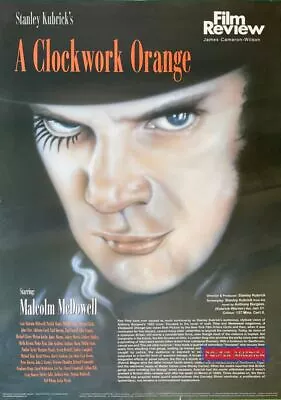 A Clockwork Orange Vintage James Cameron-Wilson Film Review Poster 24 X 34 • $92.87