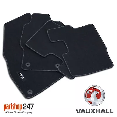 Genuine Vauxhall Corsa D/E Velour Tailored Carpet Car Mats UKCVA005 2006-2019 • £25.15