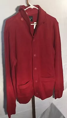 Collegiate Red Coat With Pockets And Button Neck. New With Tags • $22