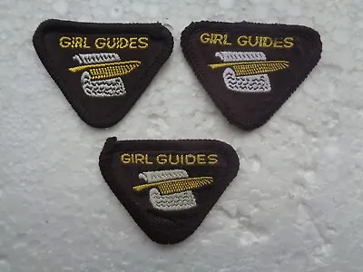 Girl Guide / Girlguiding 3 X Brownie WRITER Interest Badges - New • £1.25