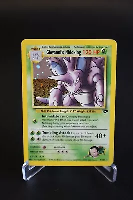 $35 • Buy 2000 Giovanni's Nidoking 7/132 Holo Rare - Pokemon Gym Challenge WOTC - NM
