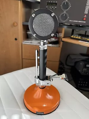 Astatic D-104 Microphone “Pumpkin Orange & Black” • $100