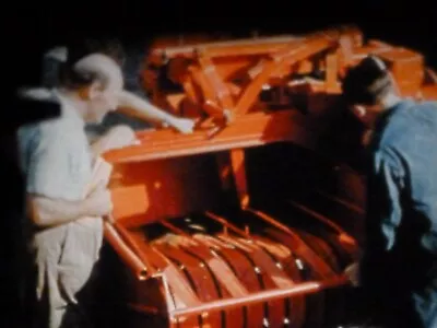 £9 • Buy Farm Theft Califiornia, Hereford Farm In 1940s, Massey Balers In Action  Dustbin
