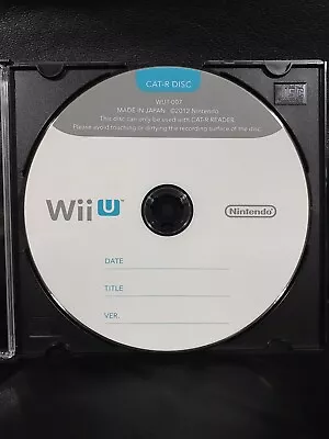 Nintendo Wii U Development/Demo Kiosk Software Disc CAT -R Disc WUT-007 2012 • $75