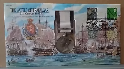 2001 LWF- 2 1805 Benham Flight Military Naval General Service Medal Cover • $11.18