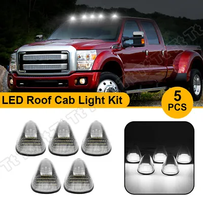 For Ford F250 F350 Super Duty White LED Cab Roof Marker Clearance Running Lights • $59.39