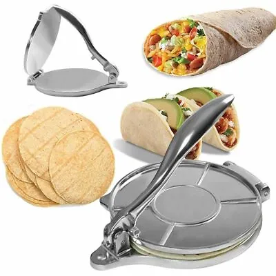 16/20cm Premium Tortilla Press Flat Bread Maker Taco Roti Chapati Health Food • $32.25