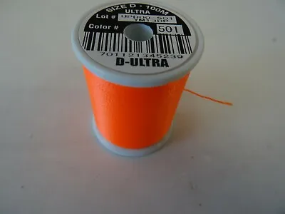 £6.99 • Buy Fuji Fishing Rod Whipping Thread Ultra Poly Neon Orange 100m Spools.