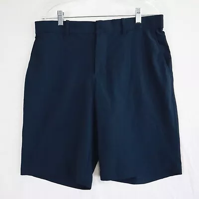 Nike Golf Shorts Mens 34 Dri-Fit Standard Fit Performance Chino Stretch Blue • $19.99