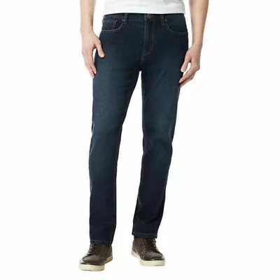 Unionbay UB Tech Mens Flex Denim Jeans Straight Fit (Med Dark Blue34Wx32L)NWT • $24.02