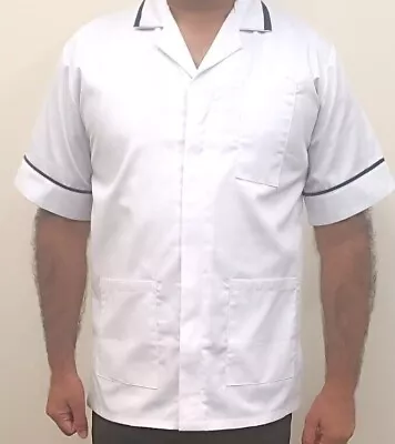 Men's Nursing  Tunics Men Healthcare  Tops Uniform Hospital Uniform Shirts  • £12.99