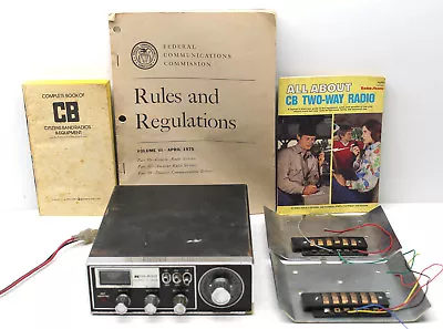 Midland Intl Citizens Band CB Radio Model #13-882B Auto Marine 23 Ch+Info Books  • $34.99