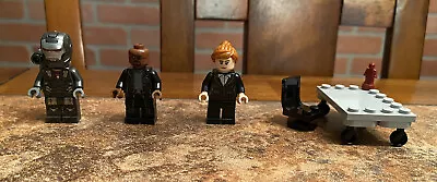 Lego Marvel Ironman Minifigure Lot Nick Fury Pepper Potts War Machine & Desk • $51.39