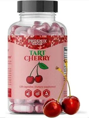 $14.95 • Buy Tart Cherry Extract Capsules - Uric Acid Support, Joint & Sleep Support