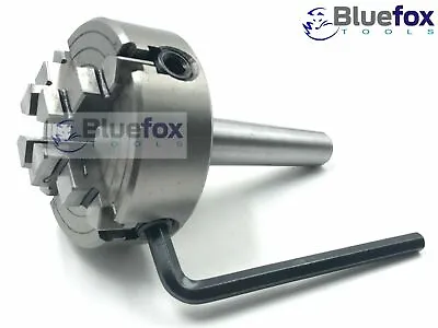 Mini Lathe Chuck 4 Jaw Independent 65mm With Arbour MT 1 2 3 Bluefox • $73.10