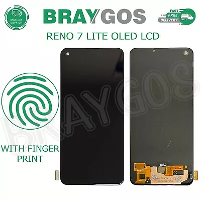 Replacement For OPPO Reno7 Lite OLED LCD Display Touch Screen Digitizer Black • £79.95